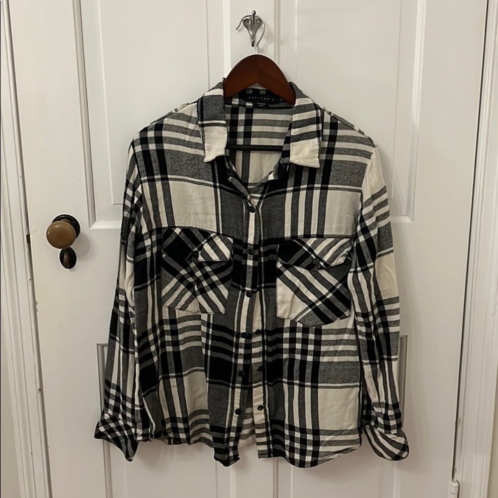 Sanctuary flannel button down